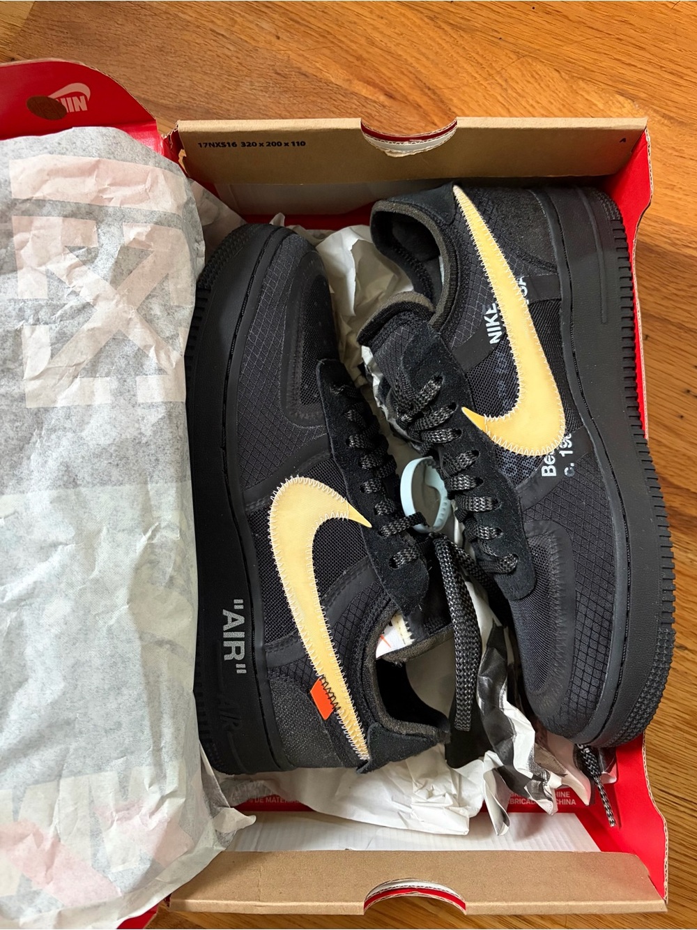 NIKE x OFF-WHITE c/o VIRGIL ABLOH ‘THE 10’ AIR FORCE 1 LOW
